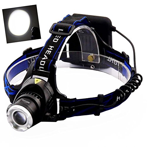 LED Head Torch, Meyoung Super Bright LED Headlight Headlamp XM-L T6 ...