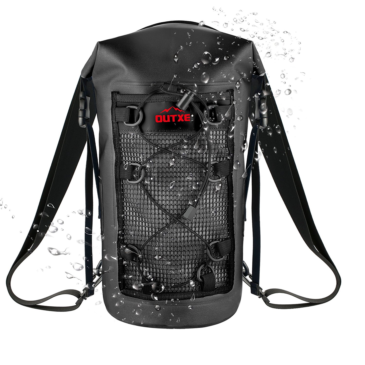 OUTXE Dry Bag Backpack IPX7 Waterproof Dry Sack 10L Dry Tube Bag