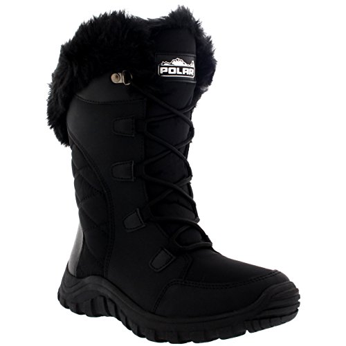 women waterproof lace up duck boots