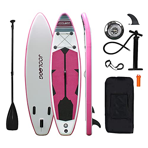 JOOLOOG Inflatable Stand Up Paddle Board 6 Inch Thick With Premium Sup ...